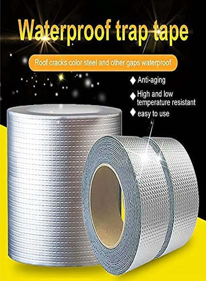 VBM butyl tape waterproof for sheets, leak proof sealant for pipe, Self-Adhesive duct tape strong heavy duty for water tank, metal roof etc (10CM*5M) - Image 3